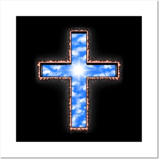 Jesus Christ cross holy cross Posters and Art